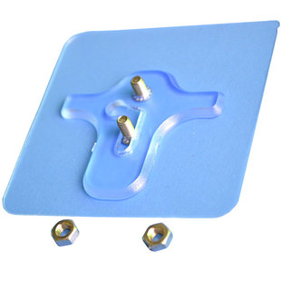 强力胶粘贴式螺丝钉免钻打孔安装挂件挂架双孔钉无痕粘贴吸盘瓷砖