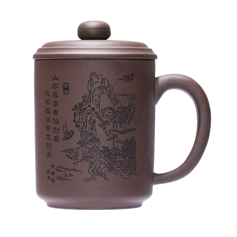 正宗保温超大容量850ml紫砂杯