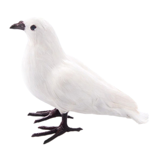 仿真鸽子鸟类标本羽毛动物和平飞翔鸽森林系装饰婚庆摄影创意摆件