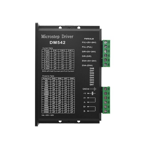 DSP数字式57/86步进电机DM542驱动器128细分3D打印机雕刻机驱动器