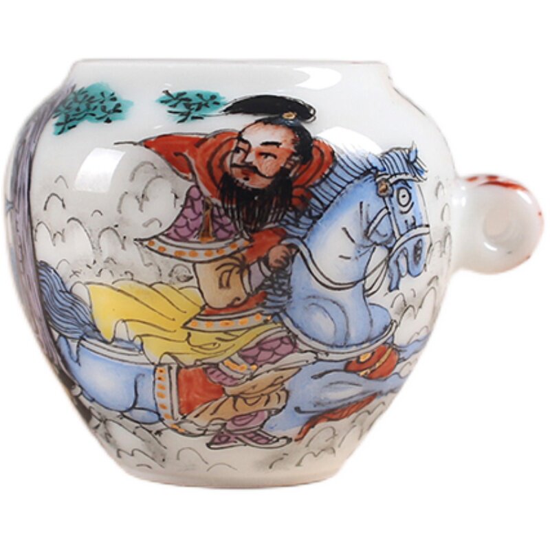 华胜堂景德镇手绘鸟笼五件套