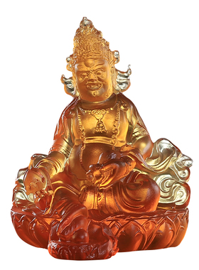 室内五姓财神琉璃结缘佛像