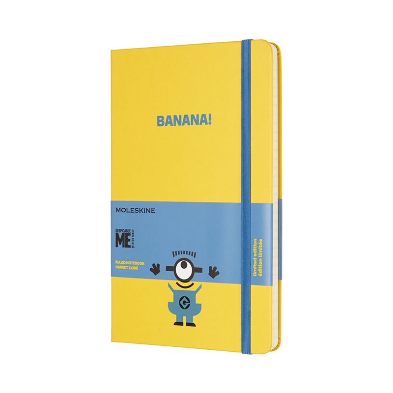 Moleskine 大眼萌小黄人限量版笔记本记事本ip款纪念礼品A5手账本