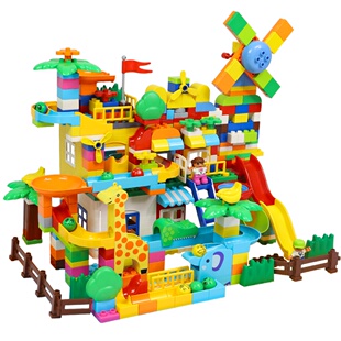 万高大颗粒拼装益智积木儿童玩具拼插3-6周岁宝宝男女孩子legao