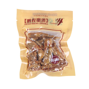 正宗鹏程脂渣青岛特色休闲美食猪肉干猪油渣五花肉粕便携装*5