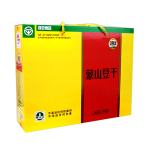 山东临沂沂蒙山特产 费县豆黄金 蒙山豆干 临沂名吃 1千克礼盒装