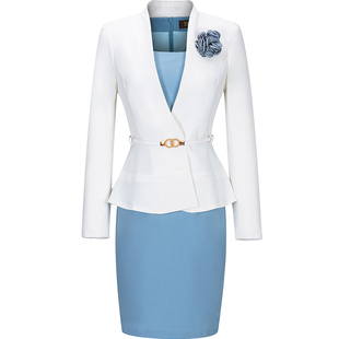 美容师工作服女套装皮肤管理爱尚臣口腔牙科前台医美咨询师职业装