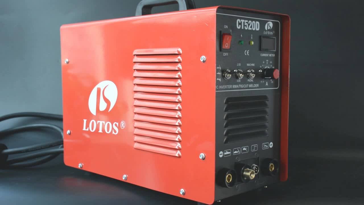 Lotos Ct520d Mma Tig Cut 3 In 1multi Function Portable Metal Welding