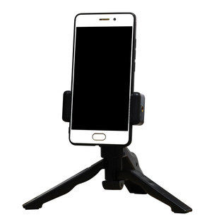 手机支架桌面直播三角手持三脚架手机夹吃播手机架手拿张同学同款