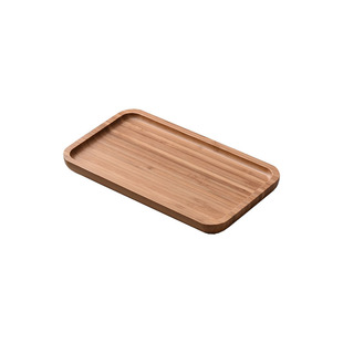 竹制茶盘功夫茶具大小号茶托茶台日式简约竹托盘长方形实木质茶海