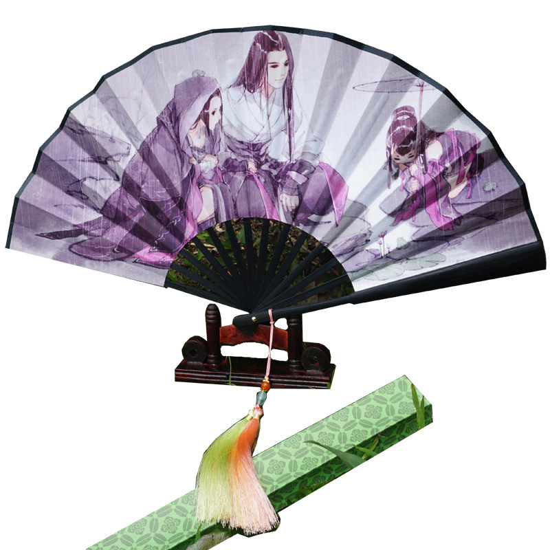 一把来图定做折扇定制广告DIY