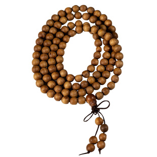 东加老山檀香木手串男沉水级老料念珠手链女108颗文艺木质手饰