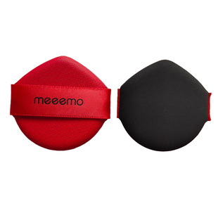 meeemo省粉99%不吸粉防水气垫粉扑尖头通用盒装化妆啊玛尼粉扑3片