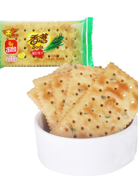 金麟香葱酥脆苏打饼干梳打包装