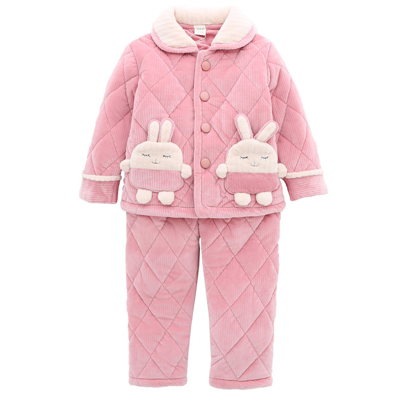 优尼佳冬季新款保暖家居服套装