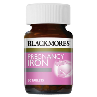 澳洲直邮 Blackmores 女性补铁片 Iron铁元素 30粒 孕期可用