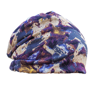 帽子女春秋百搭堆堆帽女士薄款头巾女包头月子帽套头围脖帽子两用