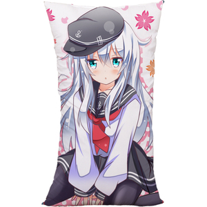 舰队Collection 舰娘 晓级 响 动漫 床上抱枕 半身枕 长形睡枕