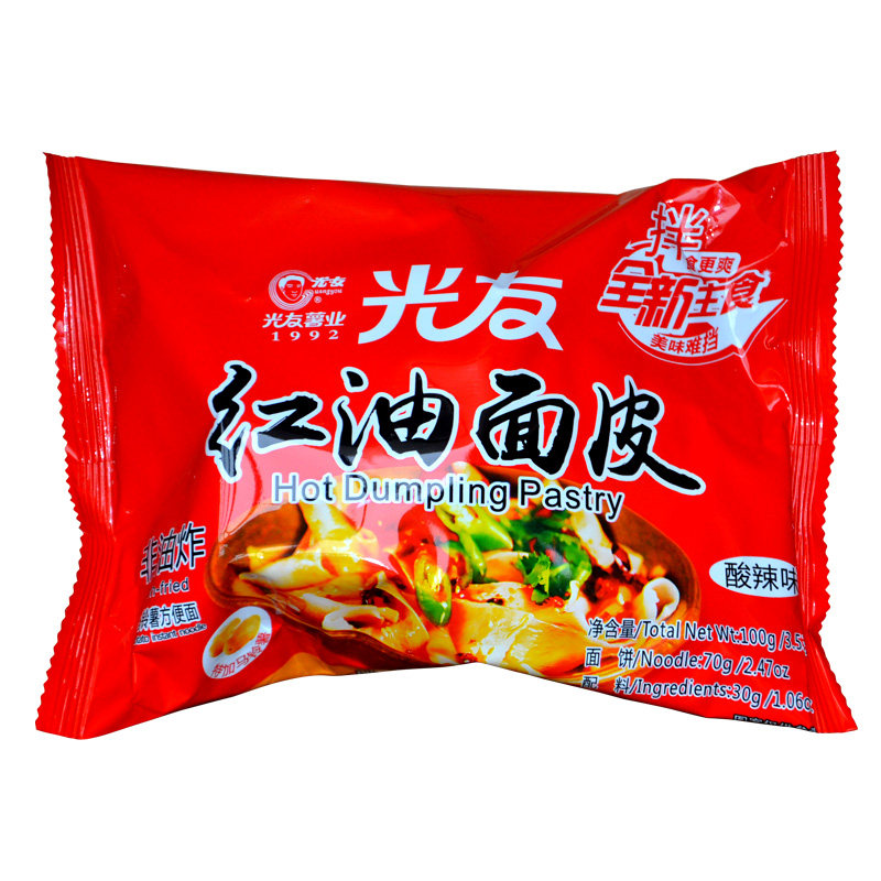 光友红油面皮酸辣味四川袋装