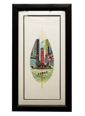 重庆伴手礼纪念品渝礼堂叶脉画