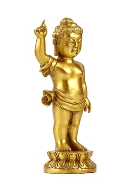 浴佛太子佛纯铜装饰摆件