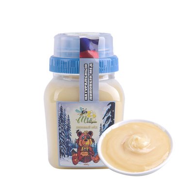 俄罗斯冬熊椴树蜜农家自产结晶