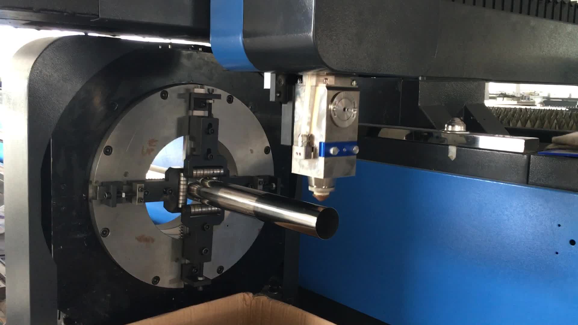 Cnc Steel Fiber Laser Cutter 500w Metal Tube Fiber Laser Cutting