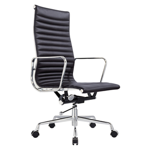 EAMES真皮电脑椅办公椅老板椅舒适北欧简单创意单人简约铝合金