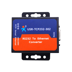 有人物联网rs232单串口服务器Modbus网关串口转以太网MQTT网口通信模块通讯服务器USR-TCP232-302