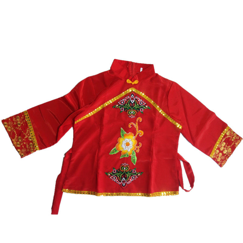 2025新款秧歌服腰鼓舞扇子舞蹈服装演出服装女成人中老年广场舞服