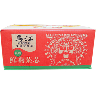 乌江爽脆榨菜70g*100袋鲜爽菜心涪陵榨菜榨菜芯咸菜 下饭菜开胃菜