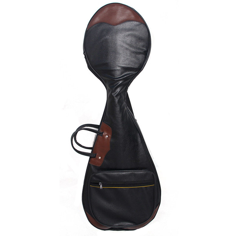 梵巢乐器配件双肩背手提黑色琵琶仿皮革便携软包防水加厚海绵减震