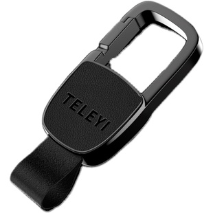 适用汽车钥匙扣挂件宝马奔驰马蹄扣牛皮挂绳个性编织女创意绳挂件