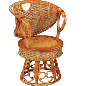 绿欣轩 转椅藤椅茶几三件套 户外家具桌椅组合 藤椅休闲椅9003B