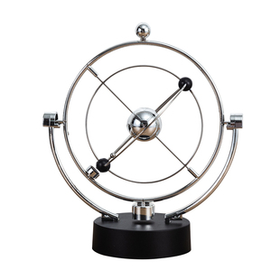 现代简约混沌摆永动机平衡牛顿球永动仪摆件旋转摆动物理摇摆器