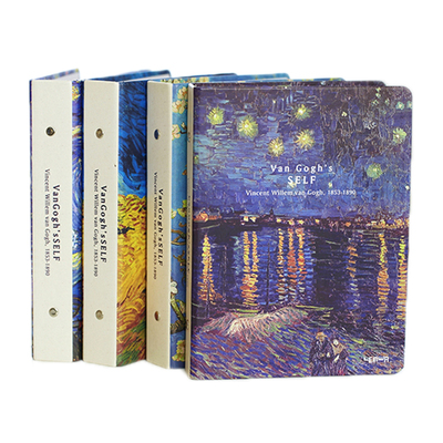 梵高A5B5硬面学生用笔记本子包邮