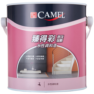 骆驼牌铁木通用水性金属防锈漆2.2kg板材门窗栏杆翻新漆净味涂料