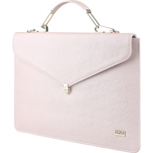 马锐鲨手提公文包皮会议商务ol文件包A4资料袋超薄气质女士电脑包