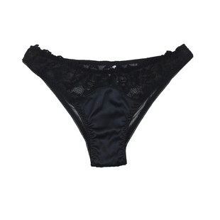 欧美迷离诱惑情趣丁字裤T裤 性感蕾丝女士内裤舒适丝滑绸缎内裤女
