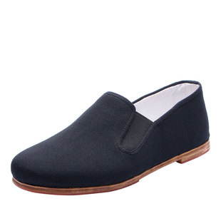 颐福元老北京布鞋男牛皮底手工鞋千层底布鞋中国风男单鞋礼品布鞋