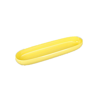 一字型长条水盘排列式剑山插花陶瓷花器日式小原流花道长形器皿