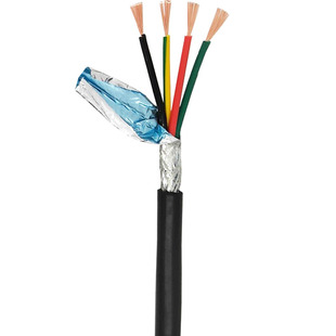 四芯信号线RVVP4芯*0.15/0.2/0.3/0.5/0.75/1.0/1.5纯铜芯屏蔽线