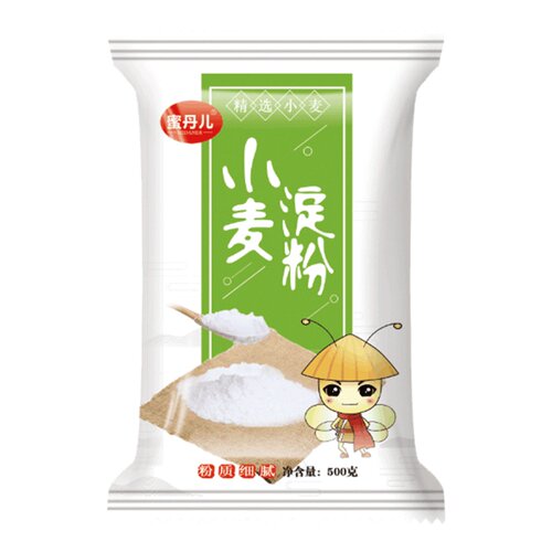 澄粉1kg 家用 小麦淀粉澄面 肠粉可用粉冰皮月饼水晶虾饺粉凉皮粉