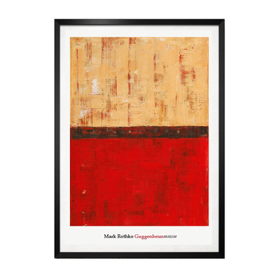 有框墙壁抽象风色彩小众装饰画