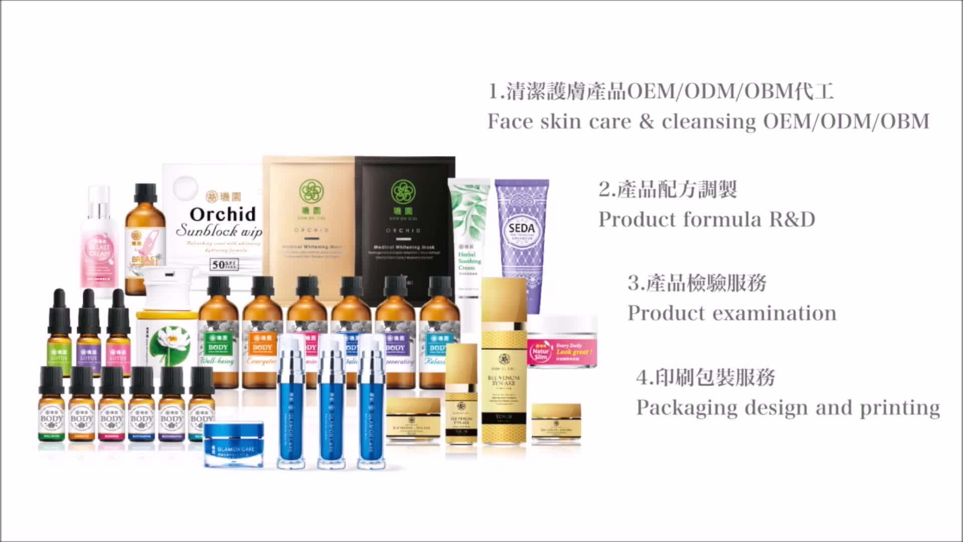 Private Label Cosmetics Skin Care Set For Dark Skin And Natural Herbal