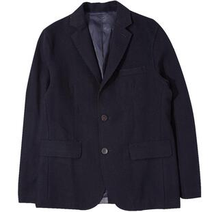 M-GRAPH卓卡潮牌男装青春流行简约纯色西服宽松休闲毛呢西装外套