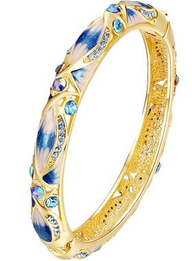 景泰蓝满天星水晶手镯饰品礼物