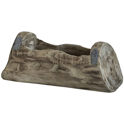 左岸麦田花盆素色原木种多肉