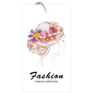 【爱乐普旗舰店】女装吊牌定做 服装店 通用挂牌标签订做欧美韩版衣服商标logo铜版纸吊卡制作印刷设计定制