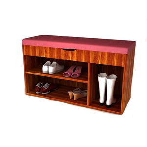 可坐鞋柜鞋架进门口换鞋凳式收纳储物凳子现代简约布艺穿鞋登客厅
